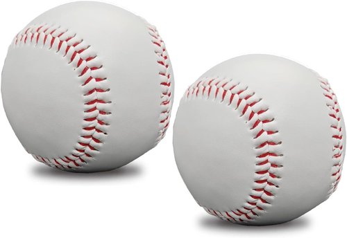 Blank Baseball 9-Inch Standard Official Size - Ideal for Youth League Practice & Training