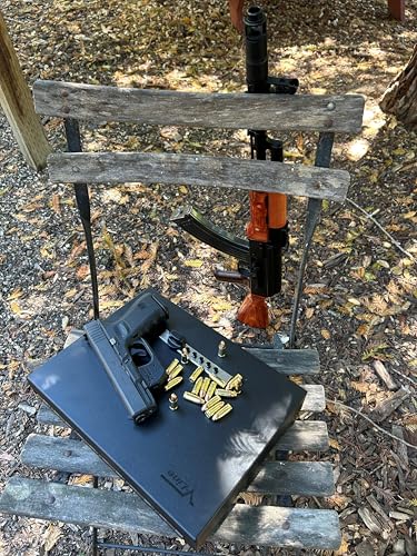 Top Opening Tactical Gun Storage Box with Lock - Black