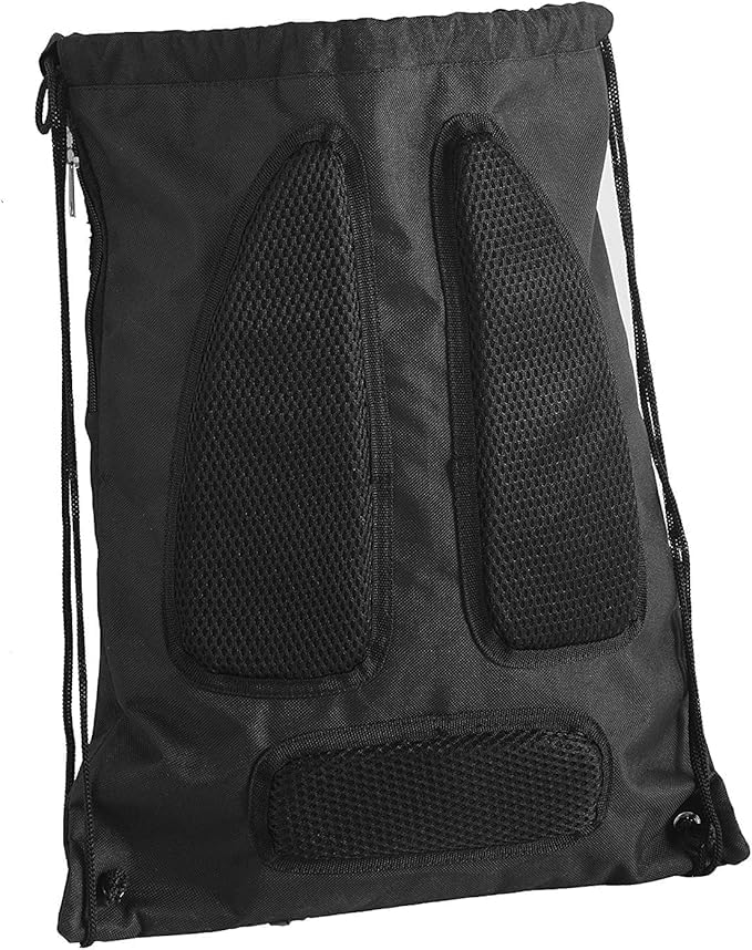 WNBA Diagonal Zippered Drawstring Backpack Gym Bag - Indiana Fever