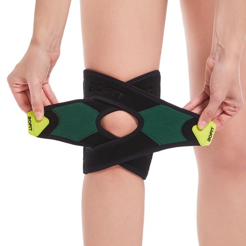 aoFIT Guard X Wrap Around Knee Brace with Stabilizers, Adjustable Compression Support for Knee Pain, Arthritis & Meniscus Tear, Breathable Design for Injury Recovery, Workout, Sports 5XL