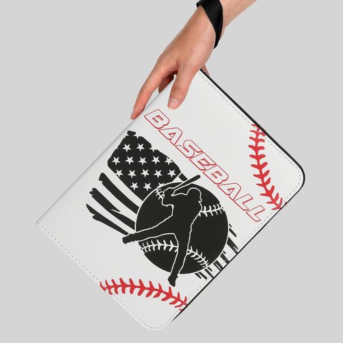 Baseball Card Binder - 900 Pocket Trading Card Holder with Sleeves | Compatible with Topps Cards