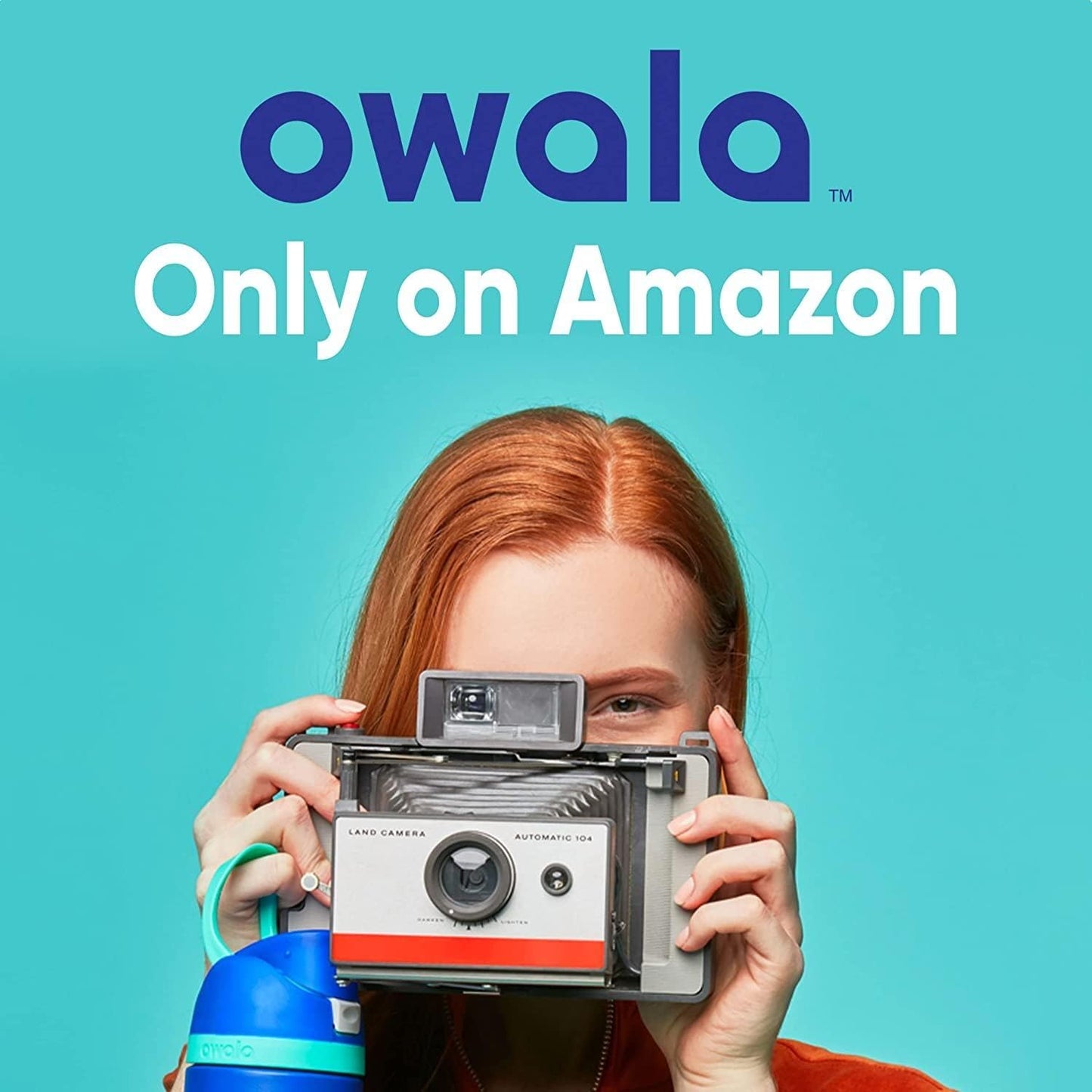 Owala FreeSip Insulated Stainless Steel Water Bottle - 32 oz BPA-Free with Straw | Iced Breeze Color