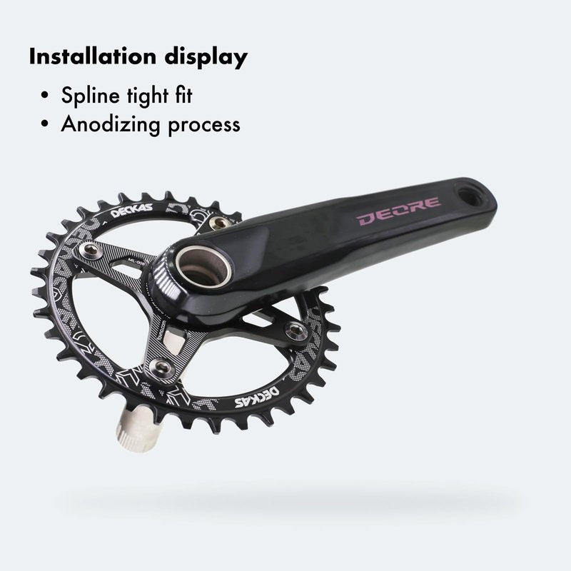 DJC Bike Chairing Spider Adapter for Shimano Direct Mount to 104BCD M6100 M7100 M8100 M9100 XTR SLX (for Shimano to 104BCD)