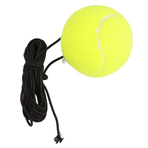Luatoxry Tennis Trainer Rebound Ball, 75g Garage Tennis Ball Parking Aid with 3.65m Elastic String, Self Learning Tether Tennis for Beginners and Intermediate Players, 1Pcs