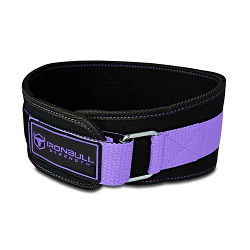 Women Weight Lifting Belt - High Performance Neoprene Back Support - Light Weight & Heavy Duty Core Support For WeightLifting and Fitness (Black/Purple, Small)