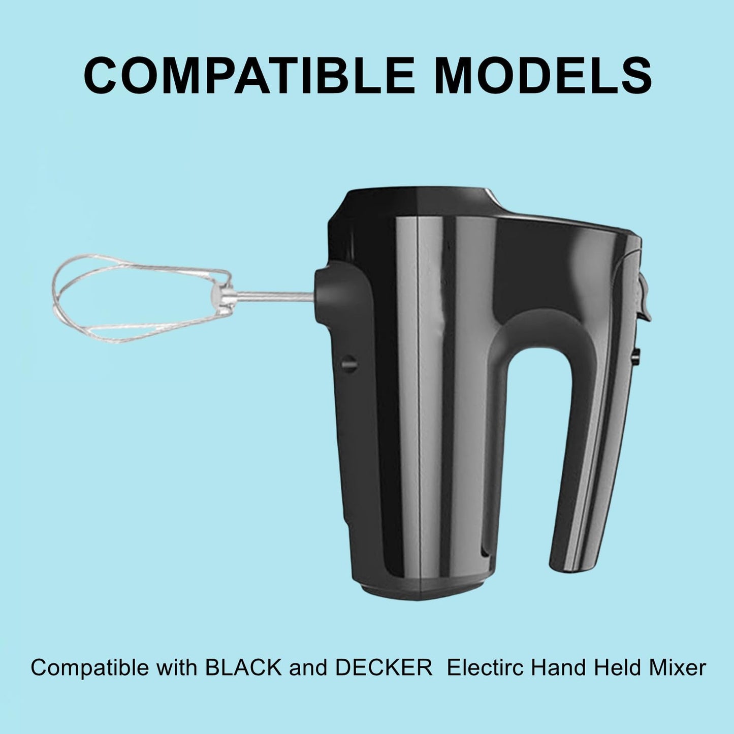 Hand Mixer Attachements Beaters Fit for BLACK+DECKER Electric Hand Held Mixer,304 Stainless Steel Hand Mixer Replacement Beaters,2 Pack.
