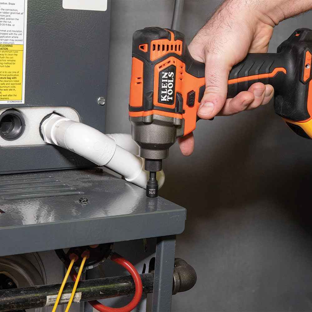 Klein Tools 33800 Impact Driver Bit Set, 35-Piece, S2 Steel with Phillips, Slotted, Square, TORX Bits and Magnetic Nut Drivers in MODbox Case