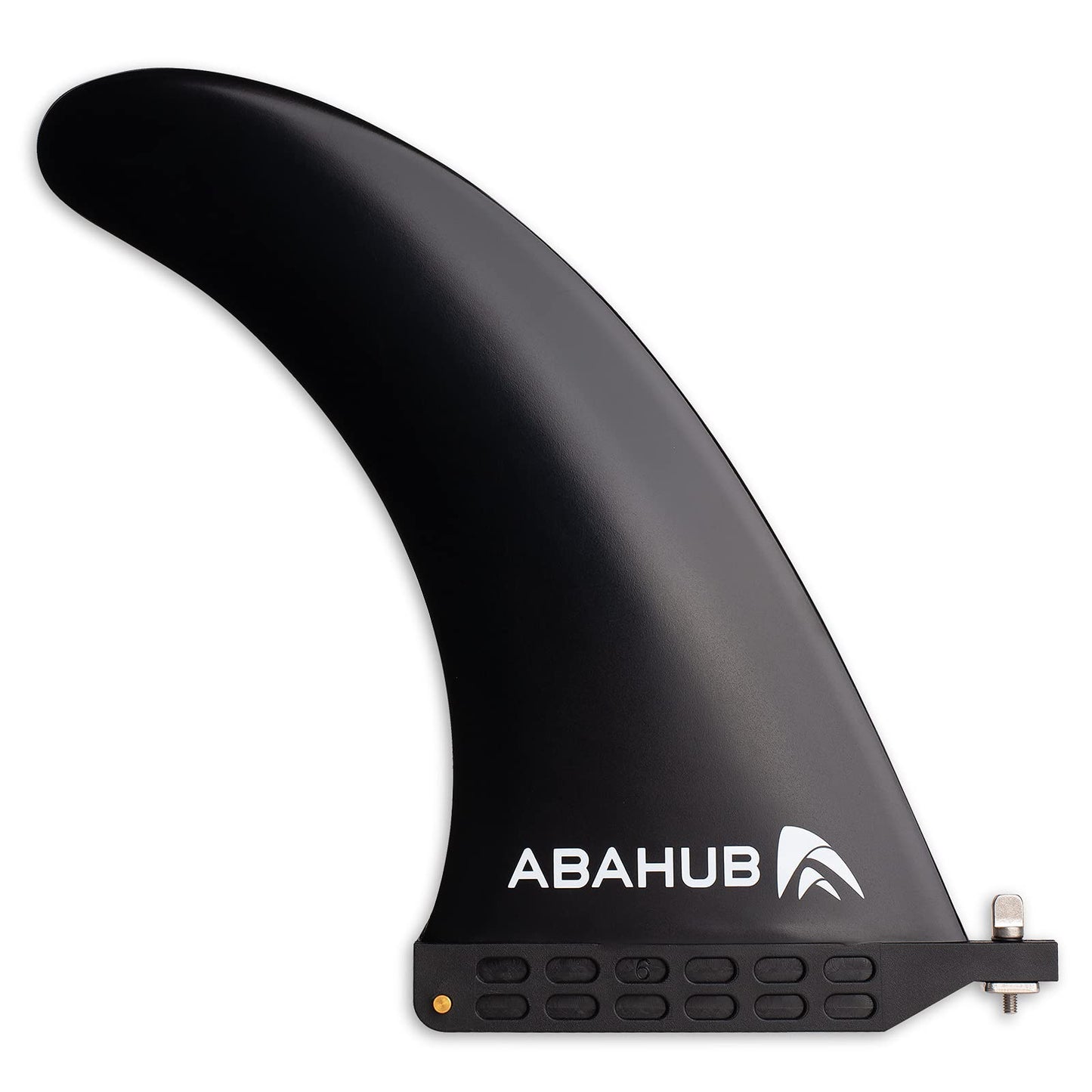 Abahub 10'' Paddleboard Fin with 1 Screw Replacement Center Fins, Black