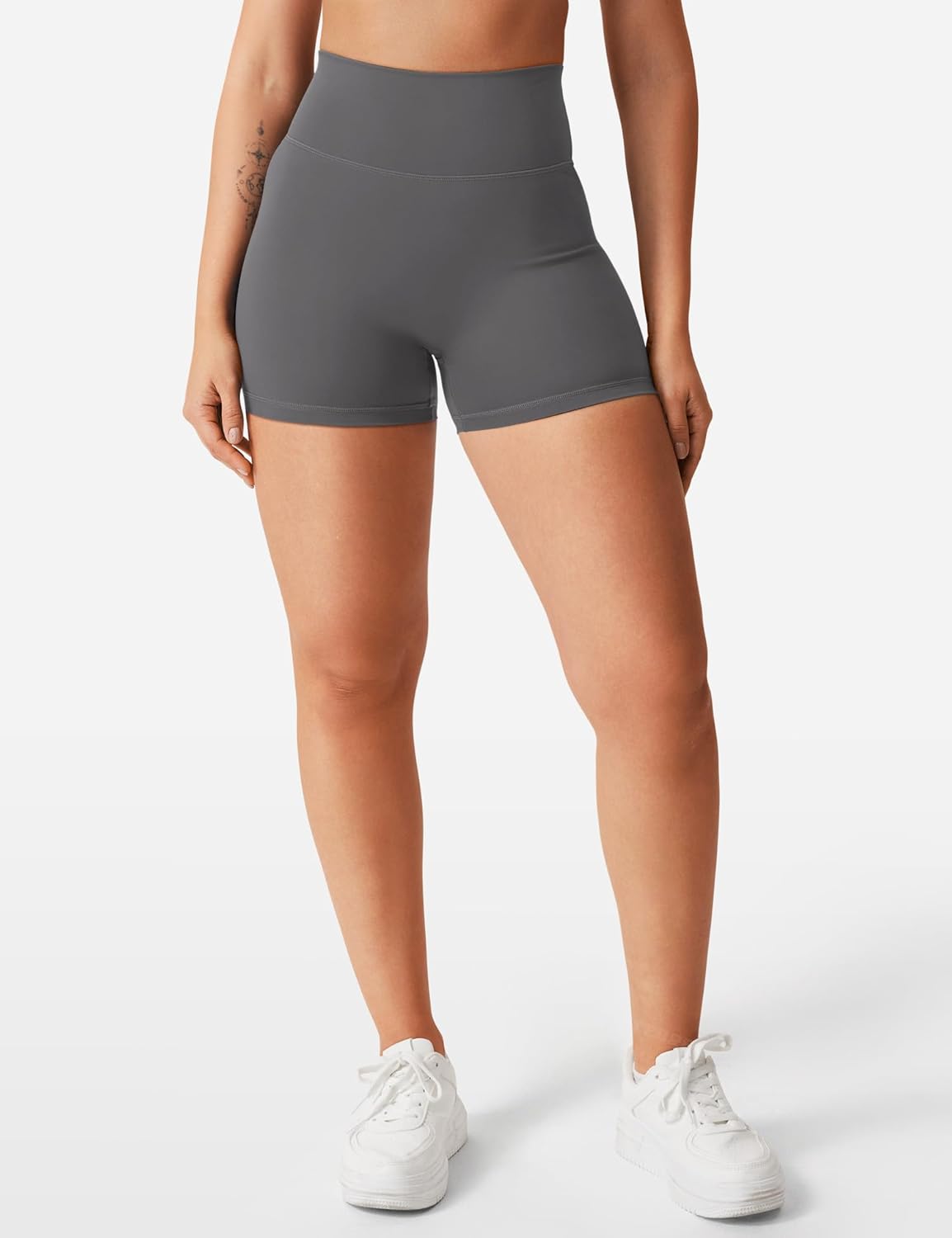 YEOREO Women's Biker Shorts - High Waist Tummy Control | 3.6" / 4.5" / 6" Workout & Yoga