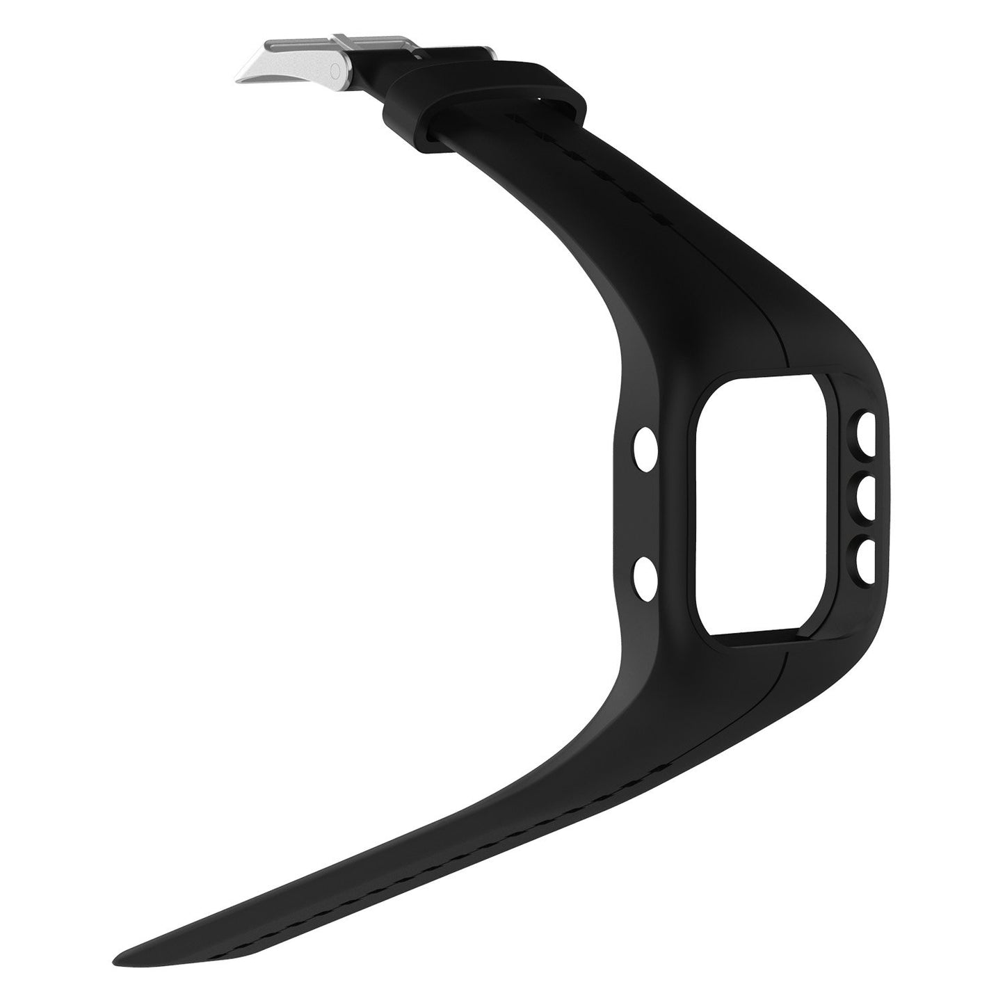 Huwokxix Watch Band Compatible with Polar A300,Adjustable Silicone Sports Strap Replacement Band