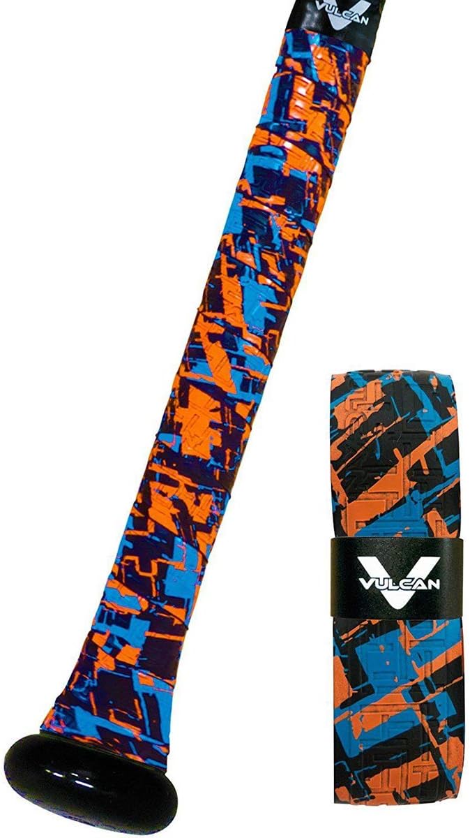 Vulcan Bat Grip - 0.50mm, 1.00mm, 1.75mm | Enhance Comfort & Control | Multiple Colors Available