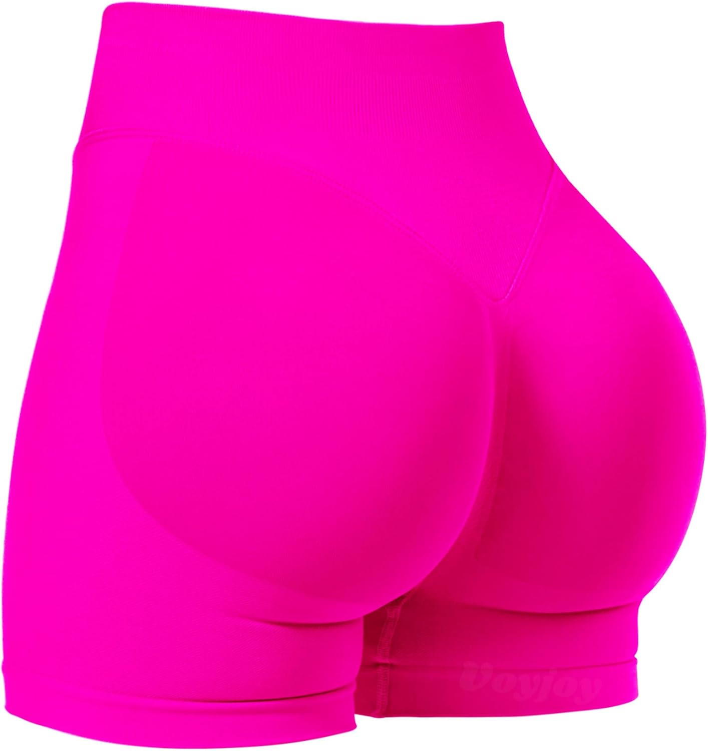 VOYJOY Women's Workout Shorts - Scrunch Butt Lifting Seamless Gym Biker Shorts | 2.5" - 6" Sizes