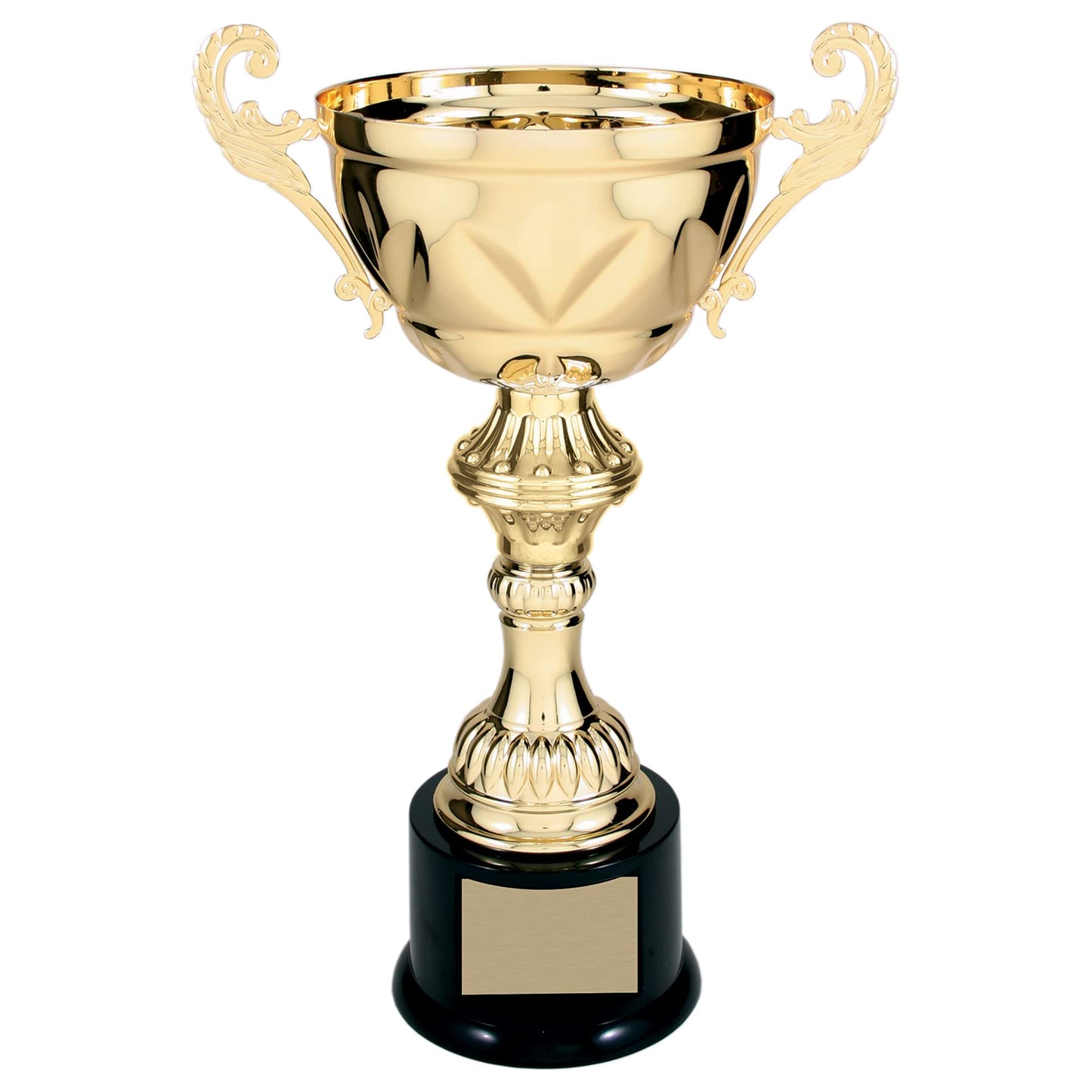 Decade Awards Metal Cup Trophy - Gold, 11.5 Inch Tall | Engraved Corporate Love Cup Award - Customize Now