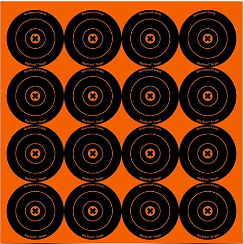 Big Burst Reactive Bullseye Shooting Targets - 3" - 3 Count