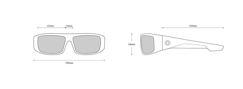 Spy Optic Logan Wrap Sunglasses | ANSI RX