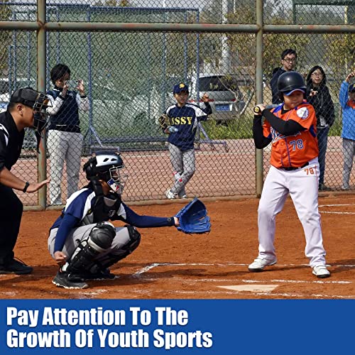 5-Piece Rubber Baseball & Softball Base Set - Orange