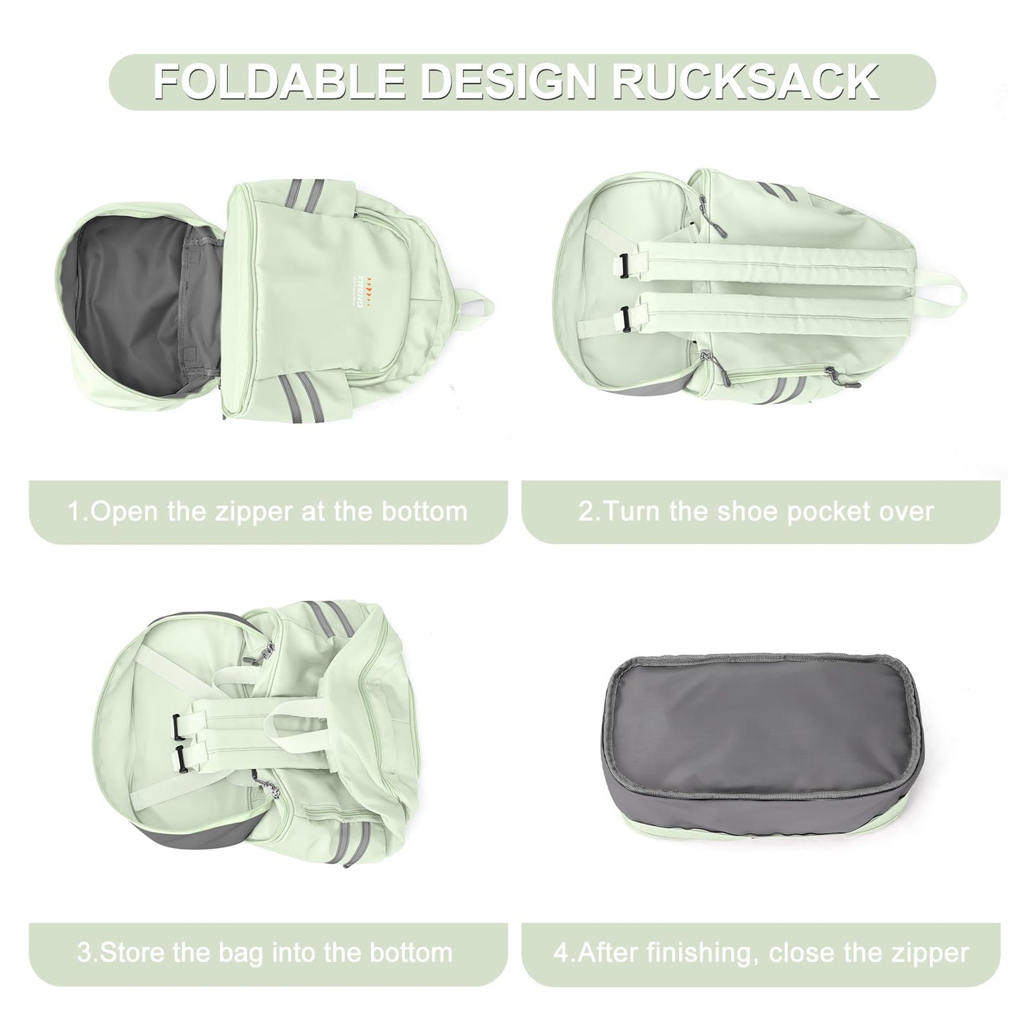 coofay Gym Backpack For Women Waterproof Backpack With Shoe Compartment Lightweight Travel Backpack Sports Backpacks Small Gym Bag