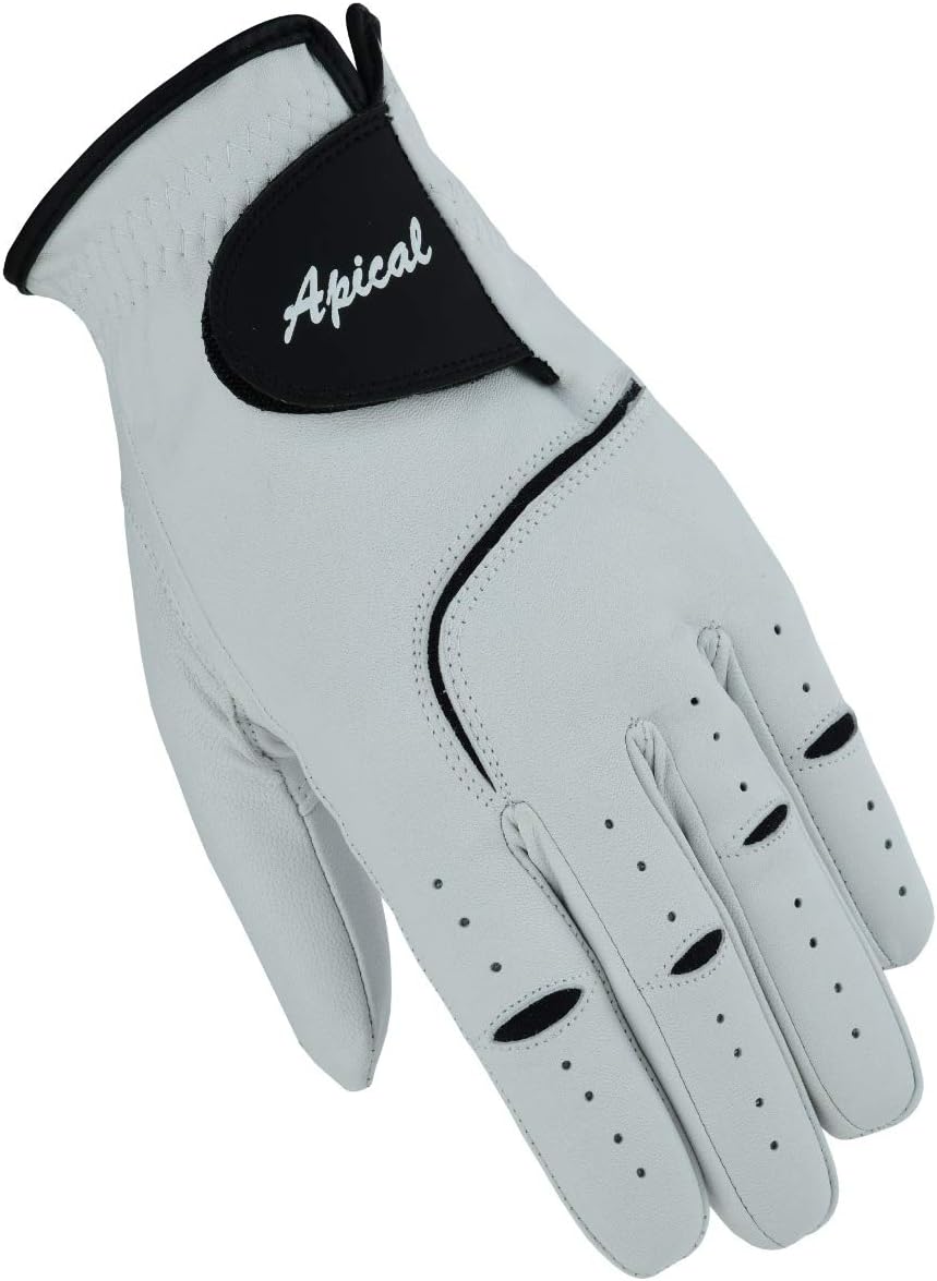 Apical Premium 100% Cabretta Leather Golf Gloves for Men - Superior Grip & Comfort | 3-Pack for Right-Handed Golfers