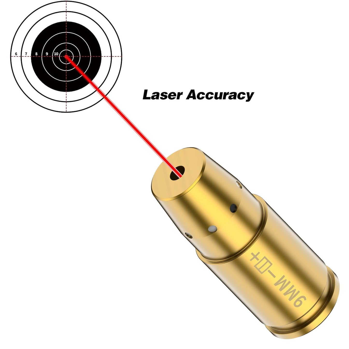 Verpdot Bore Sight Kit 9mm and .45ACP Bore Sight Red Dot Boresighter