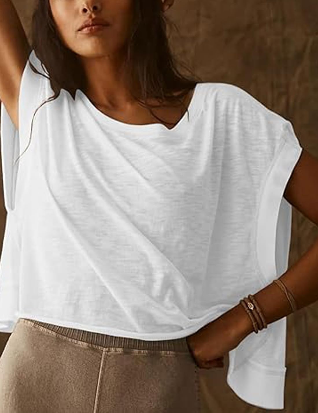 Skiennix Women's Backless Athletic Crop Tops - Short Sleeve Yoga & Running Tees in Y2K Style