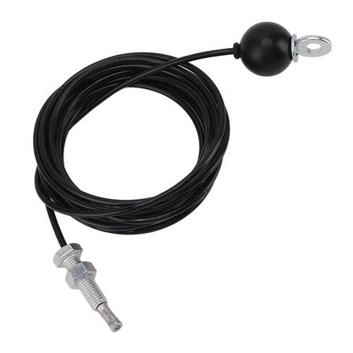 Heavy Duty Fitness Pulley System Cable Adjustable Steel Wire Rope Gym Home Exercise Black (4m / 13.1ft)