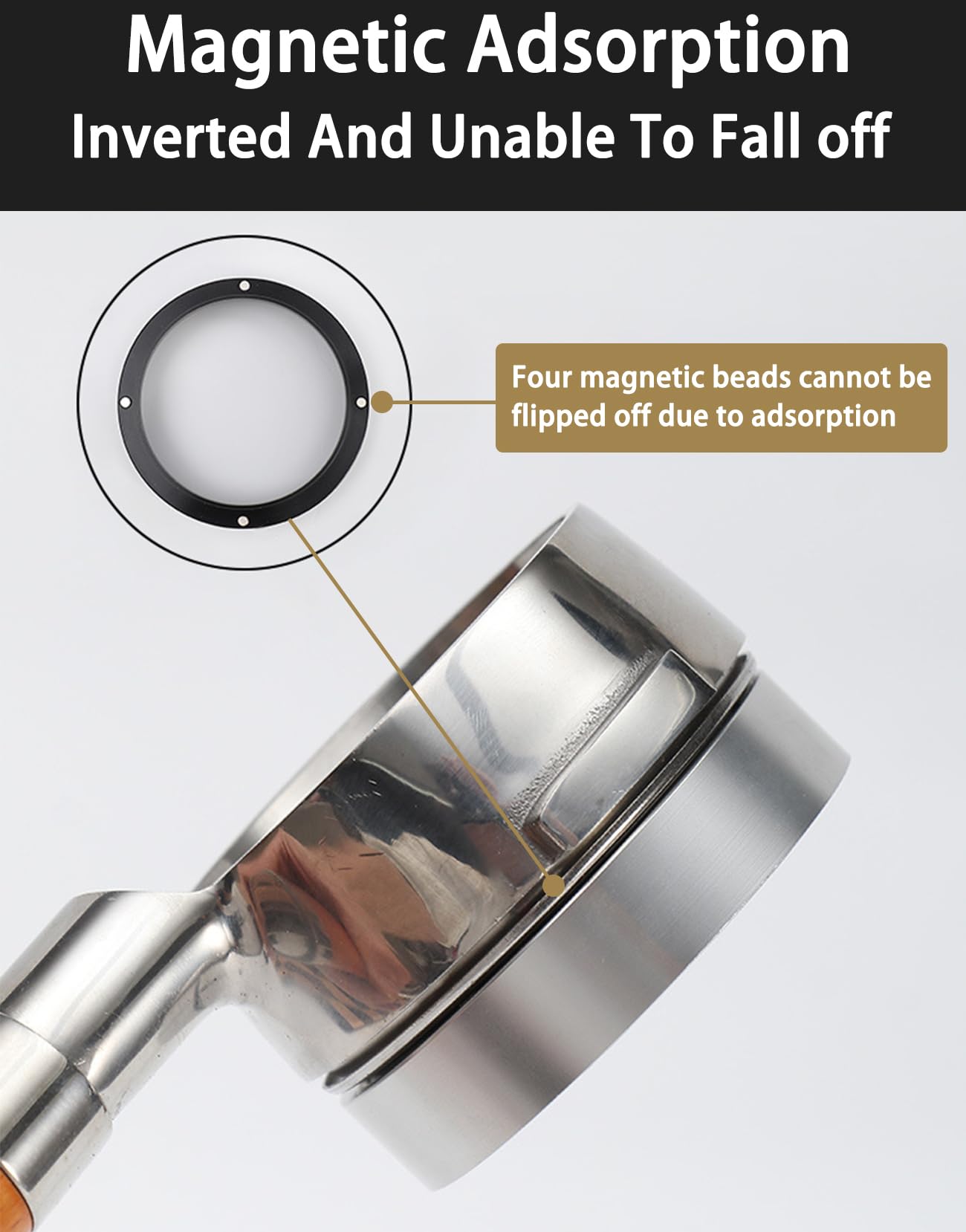 51mm Espresso Tamper-Premium Barista Coffee Tamper Coffee Tamper Classic Series Stainless Steel Espresso Tamper Coffee Press Tool Tamper Espresso Handle Solid Wood 51mm Espresso Dosing Funnel