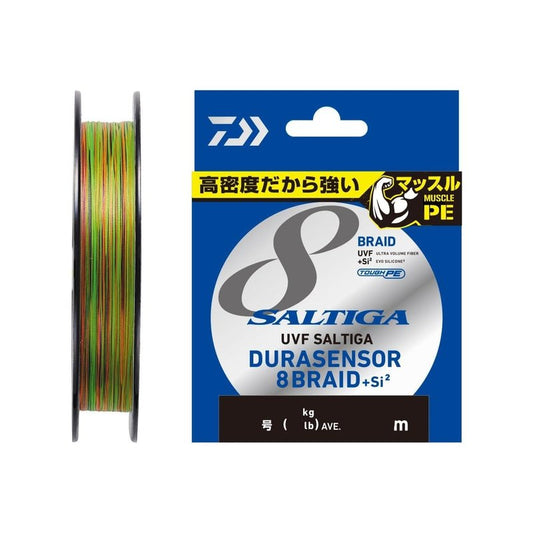 DAIWA PE Line UVF Soltiga Dura Sensor X8+Si2 No. 8 132.1 ft (400 m), Multicolor