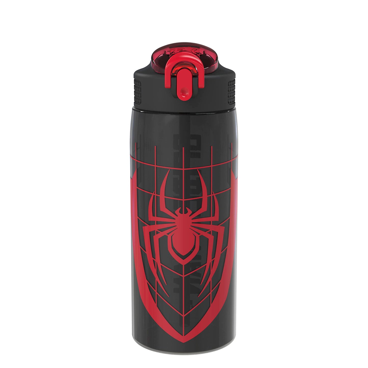 Zak Designs Spider-Man 25oz Leak-Proof Straw Kids Water Bottle, Plastic