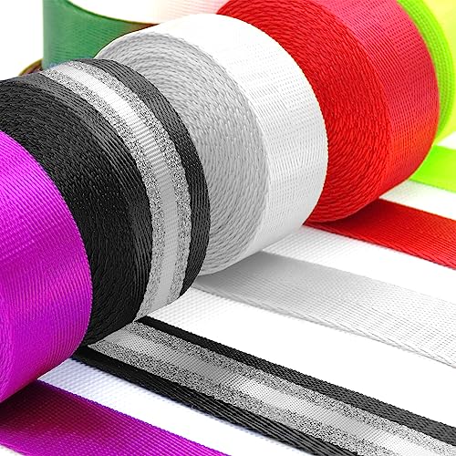 10 Yards Nylon Webbing 1 inch 1.5 2 Strap Backpack Straps Belt, 25 50