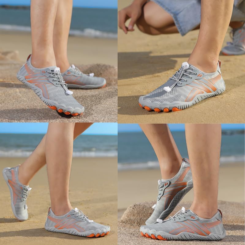 Skiennix Water Shoes - Quick-Dry Barefoot Aqua Shoes for Men & Women | Ideal for Beach, Pool, Hiking, and Yoga