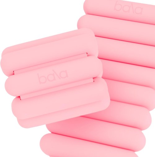Bala Bangles Adjustable Wrist & Ankle Weights - Soft Silicone for Pilates, Yoga & Home Workouts