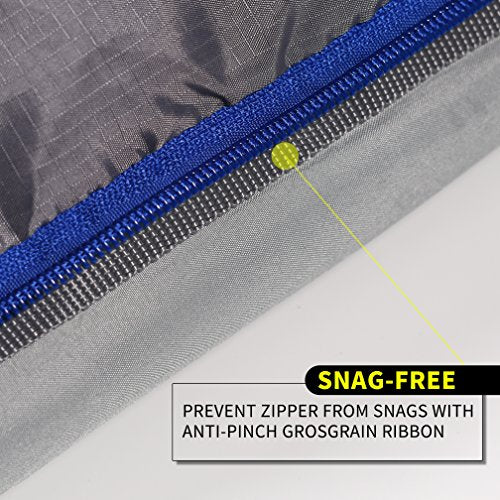 Royal Blue 0 Degree Winter Sleeping Bag for Adults – 74.8in x 30.7in, 5F-32F, Big & Tall