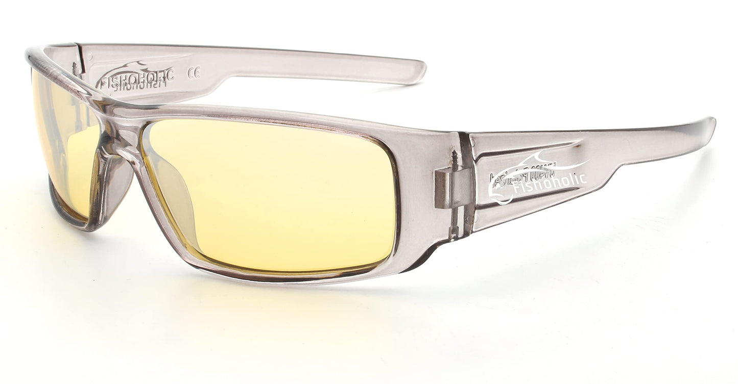 Fishoholic Polarized Fishing Sunglasses UV400 (14 Options) Fishing Gift with Hard Case & Pouch