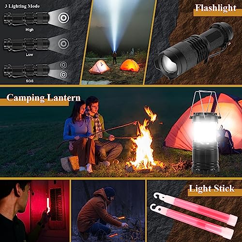 Abpir 318-Piece Emergency Survival Kit with First Aid & Camping Gear