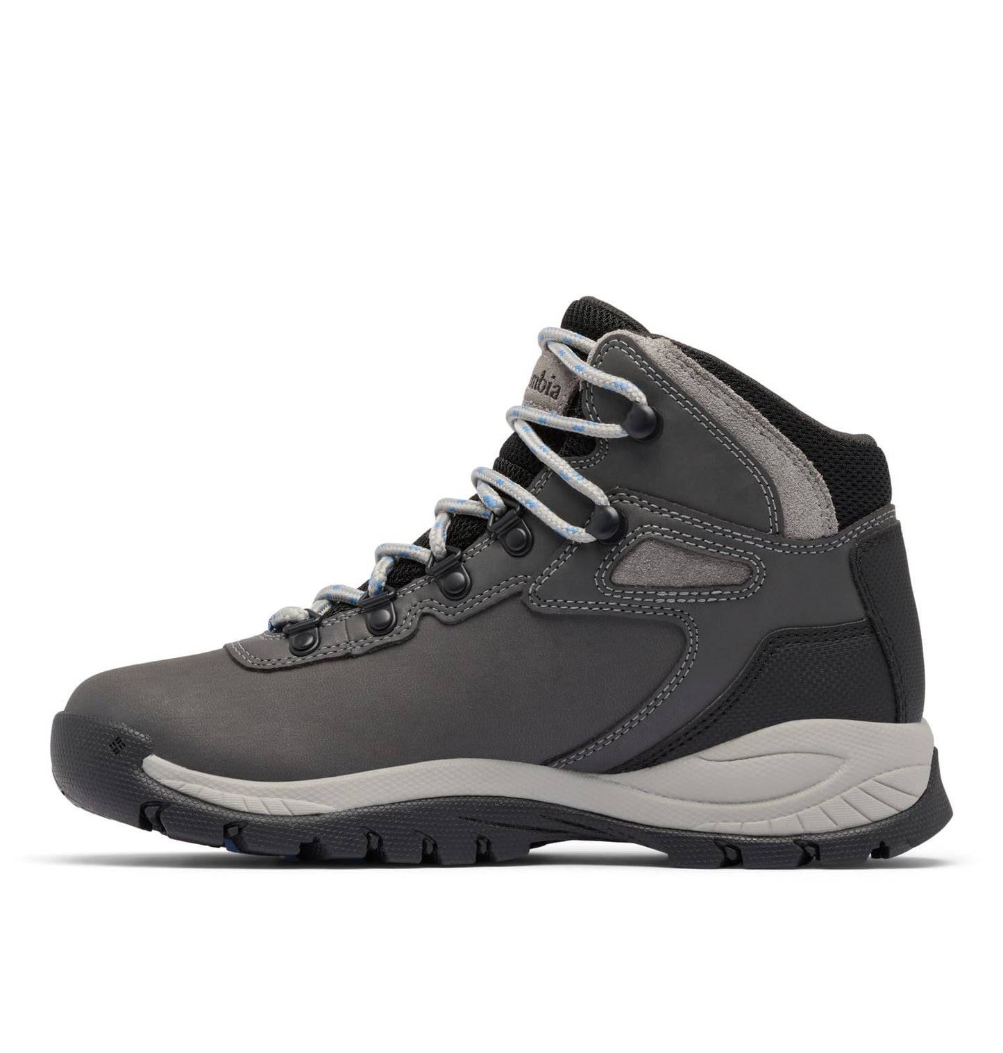 Columbia Womens Newton Ridge Lightweight Waterproof Hiking Boot, Quarry/Cool Wave, 7