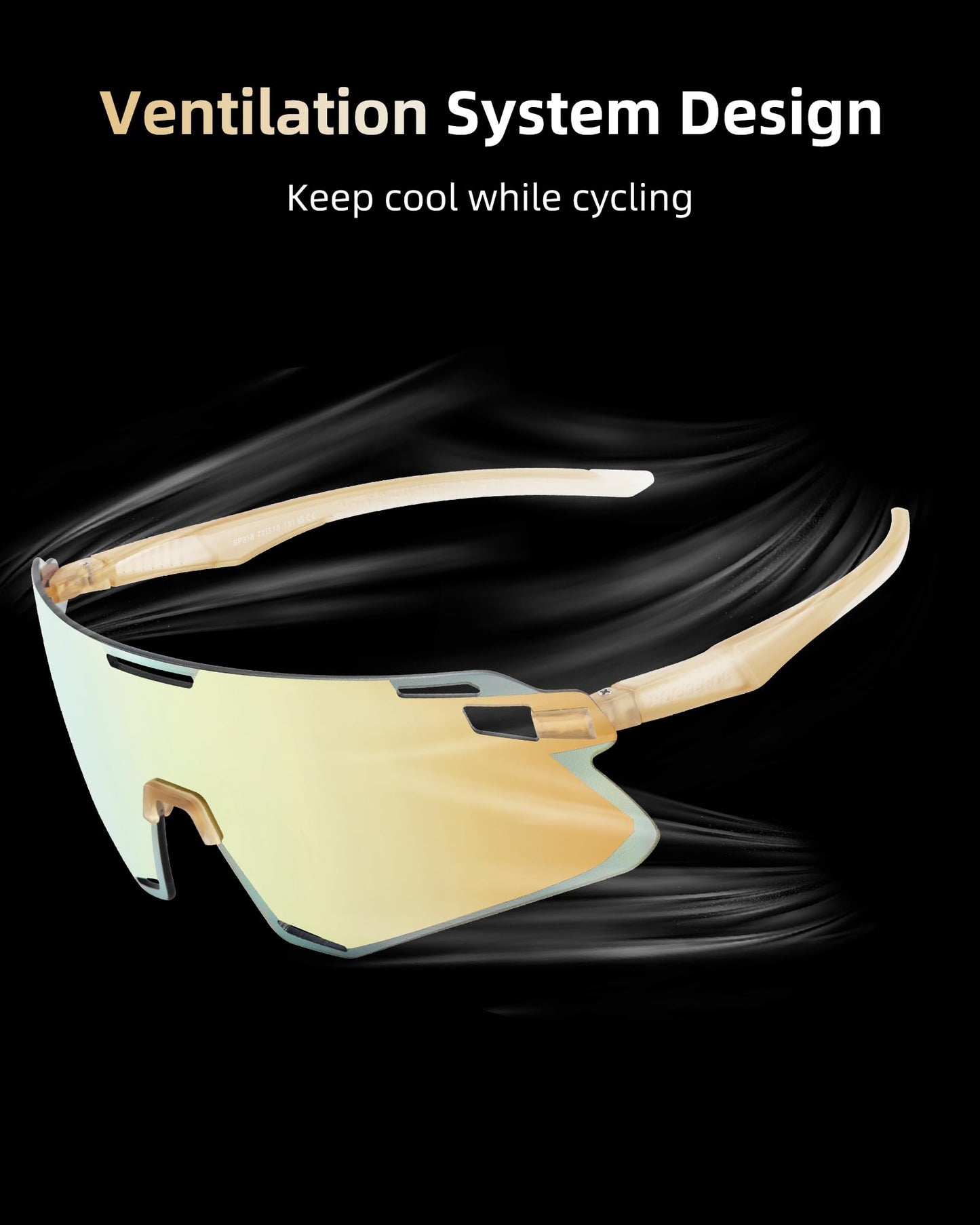 ROCKBROS Cycling Glasses For Men UV Protection Bike Glasses For Men Cycling Sunglasses Sports Glasses for Running, MTB