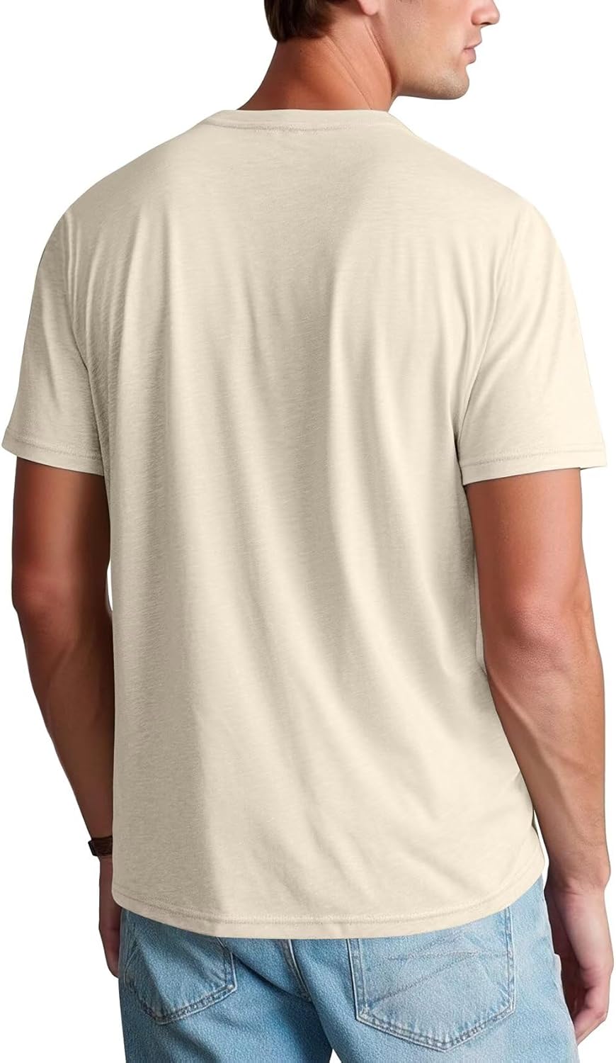 Zengjo Men's Crewneck T-Shirts - Soft, Relaxed Fit Basic Tees in Comfortable Triblend Fabric