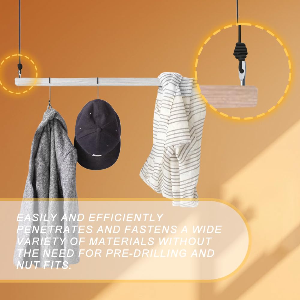 36Pack Eye Lag Screws 2" Eye Lag Wood Screw with 1Pcs Eye Lag Driver Galvanized Carbon Steel Heavy Duty Cement Concrete Wall Anchors Eye Bolts Lag Screw