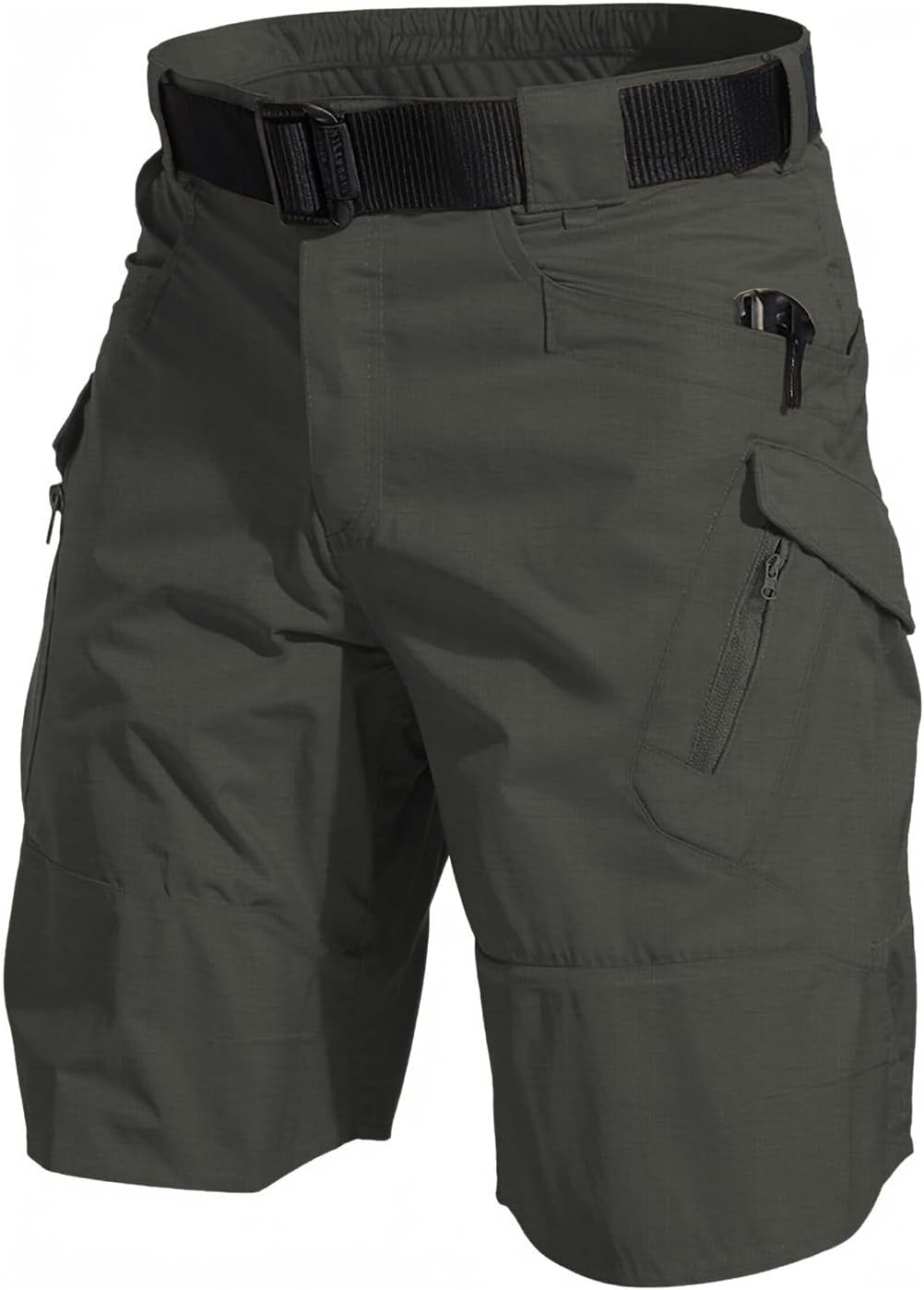 Whox Men's Hiking Cargo Shorts - Tactical Waterproof Design with 6 Pockets for Work & Outdoor Activities