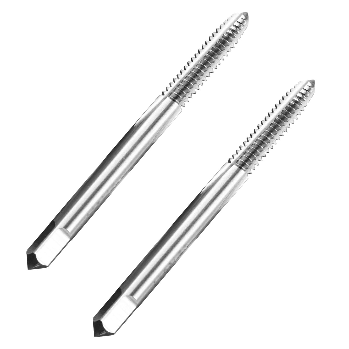 LWCUSNJ 2pcs No 10-24 UNC Thread Tap Right Hand, HSS 10 x 24 UNC Straight Fluted Machine Tap