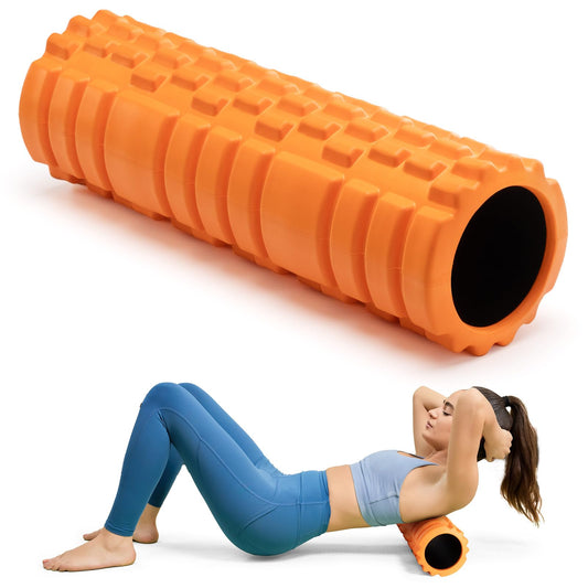 Krightlink Foam Roller for Deep Tissue Muscle Massage High Density 18"