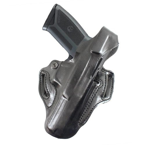 Desantis Thumb Break Mini Slide Holster, Outside The Waistband Gun Holster, Fits RUGER-57 with RED DOT Sight, RUGER-57 Without RED DOT Sight, Adjustable Tension Device, Right-Hand Draw, Black