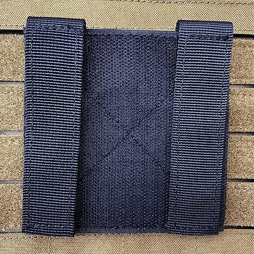 LytHarvest Black 2-Pack Tactical Hook and Loop Molle Panel 4x4 Inches for Badges