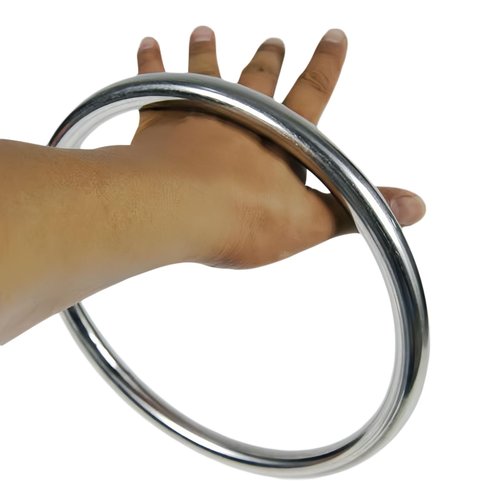 Wing Chun Stainless Steel Ring for Martial Arts Training, Durable and Rust-Resistant, Ideal for Kung Fu, Fitness, and Strength Conditioning