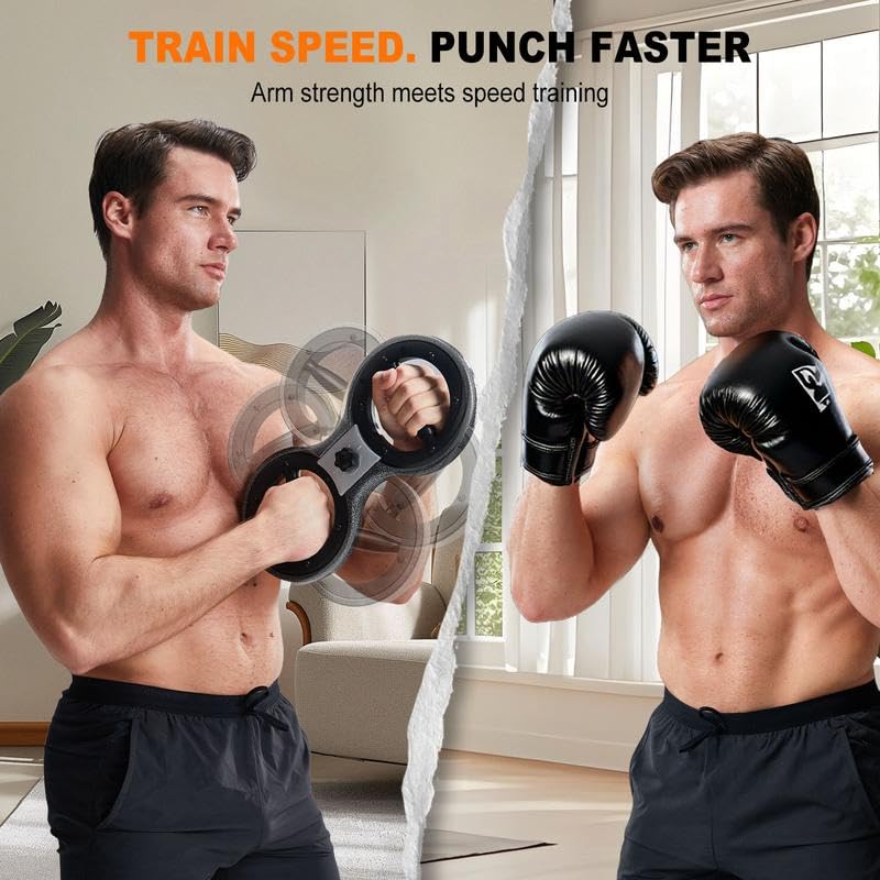 360° Rotating Burn Machine for Upper Body Training - Rock Grain