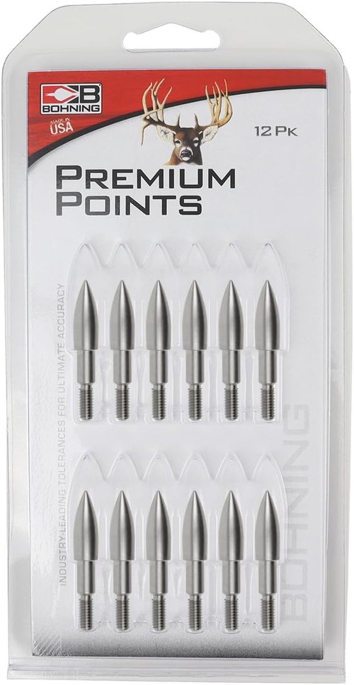 Bohning Screw-In Bullet Point - Durable Archery Accessory for Precision Shooting | Easy Installation