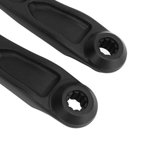 Alomejor Bicycle Crank arms,Easy Installation Lightweight Bike Crank arms Aluminum for Mountain Bikers Road Cyclists commuters mid Drive e-Bikes