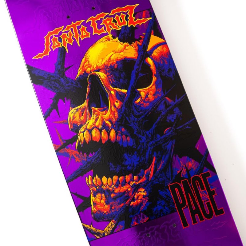 SANTA CRUZ Pace Deathtrap Remix Pro 8.7in x 31.825in Skateboard Decks