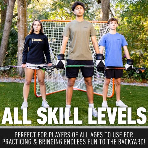 Official Lacrosse Goal - 6' x 6' with Quikset Assembly