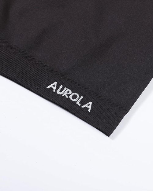 AUROLA Essentials Seamless Crop Top - Women's Comfortable Short Sleeve Athletic Tee for Workouts